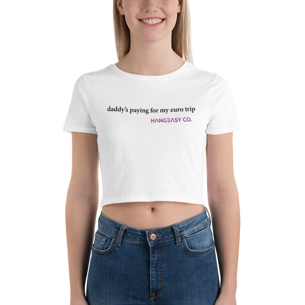 Euro Trip Crop Tee